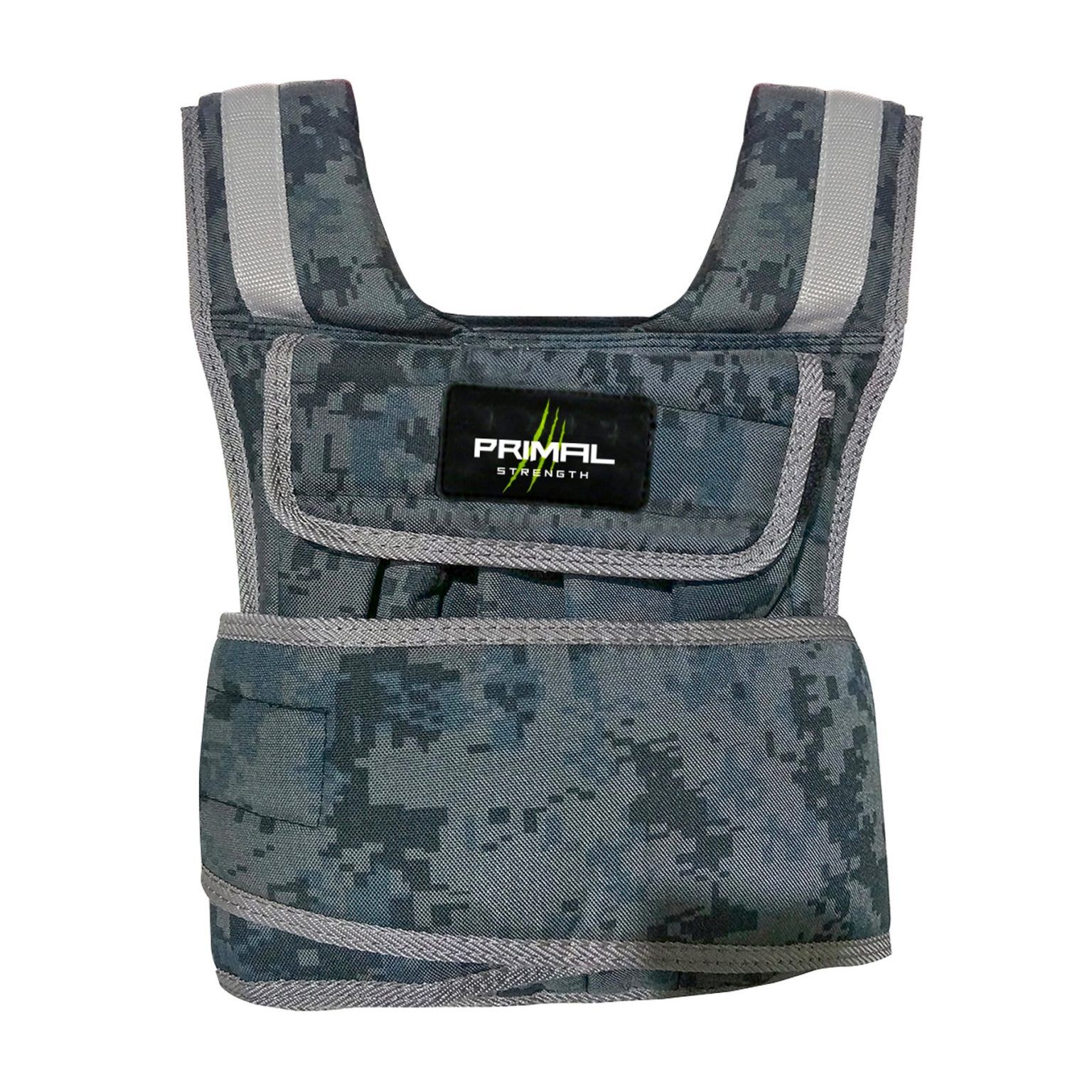 Primal Strength Commercial 20kg Camouflage Weighted Vest Exercise