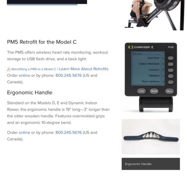 pre owned rowing machine