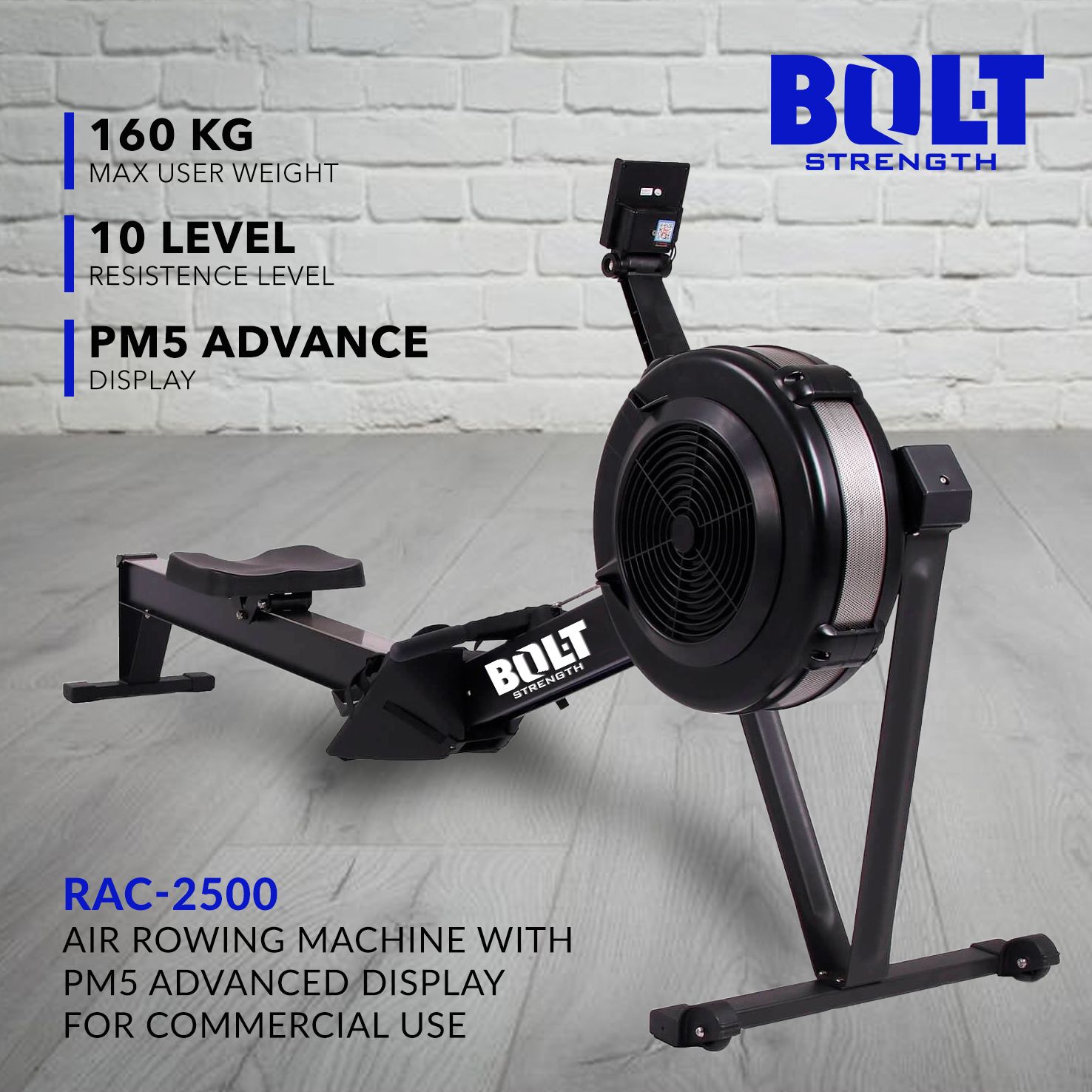 Bolt rowing top machine