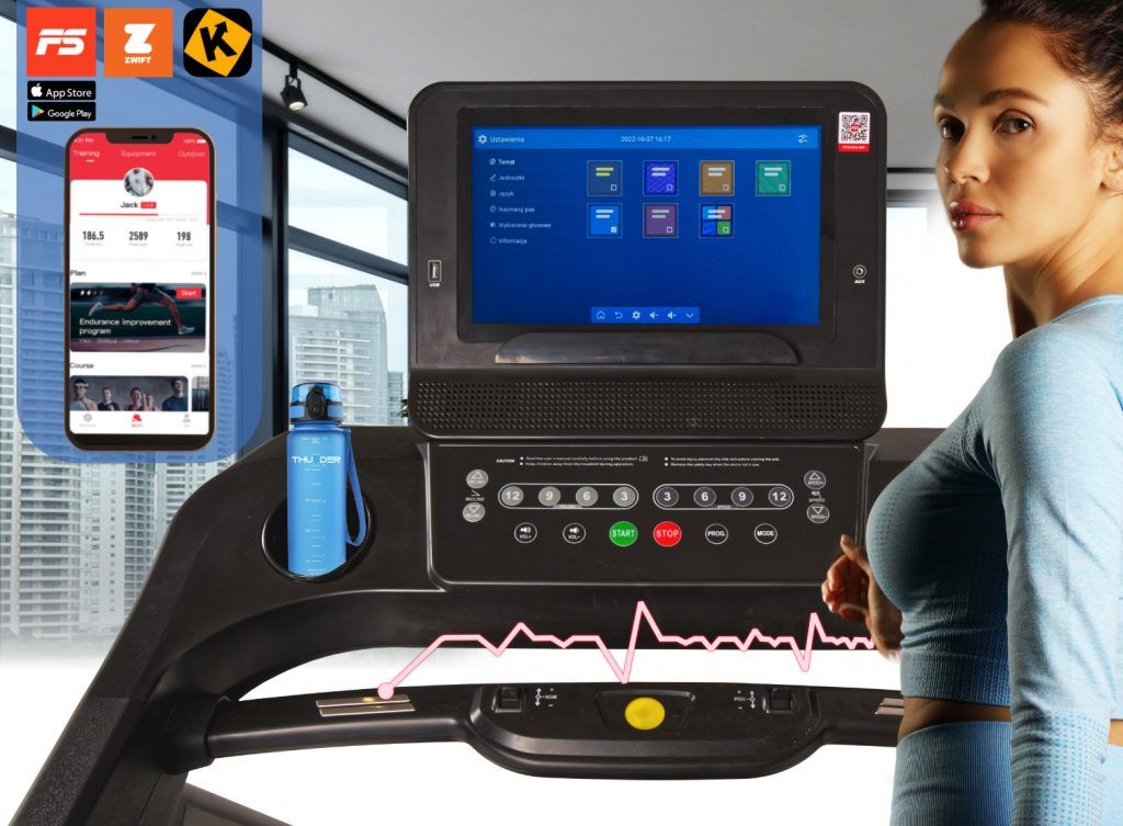 Light Commercial Thunder Treadmill IGNITESTFTBLACK Thunder